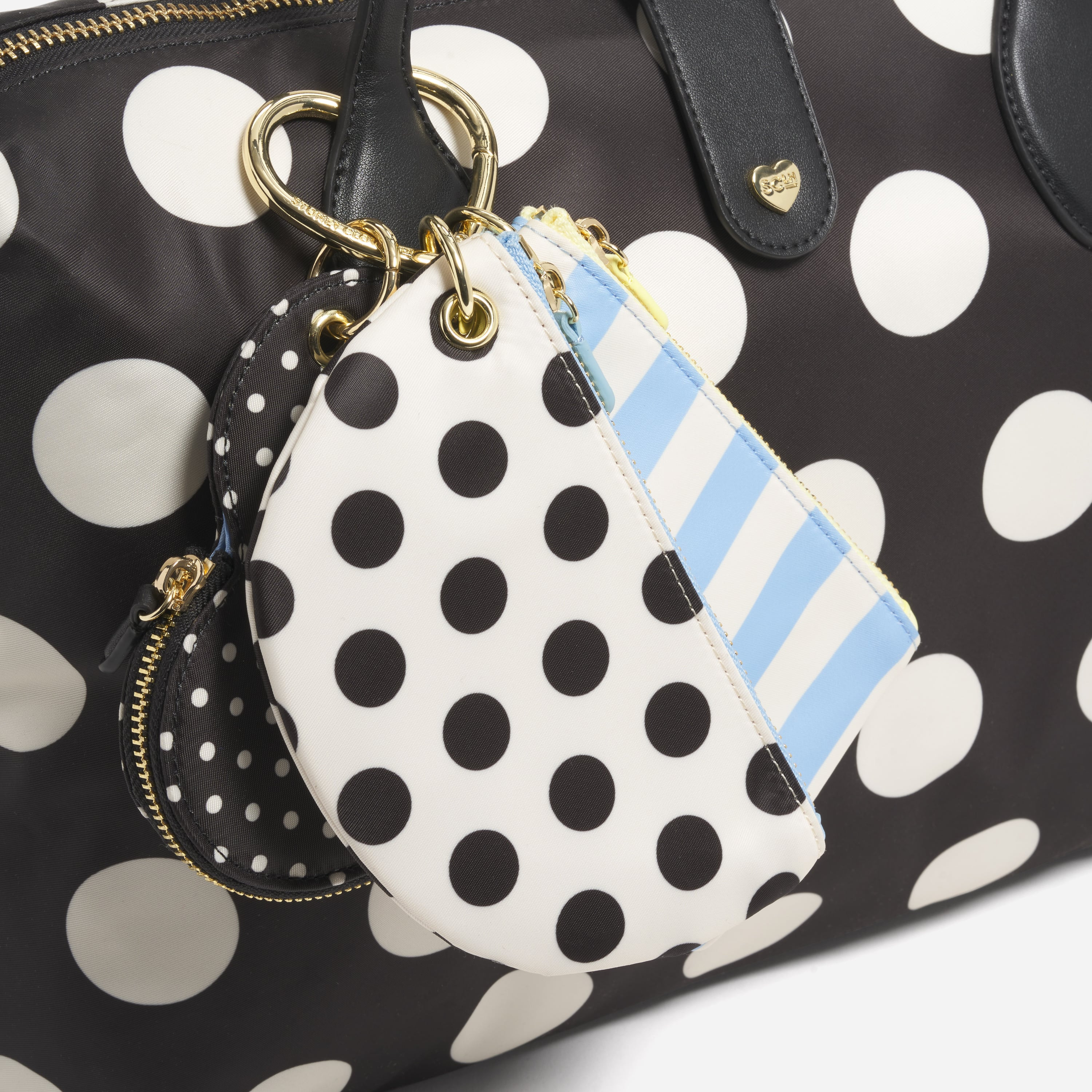 Dots & Stripes Multi Pouch Charm Set | Stoney Clover Lane | Stoney Clover Lane