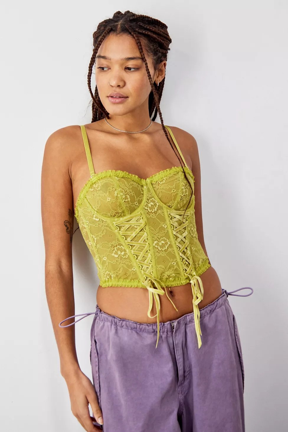 Out From Under Lace Corset | Urban Outfitters (US and RoW)