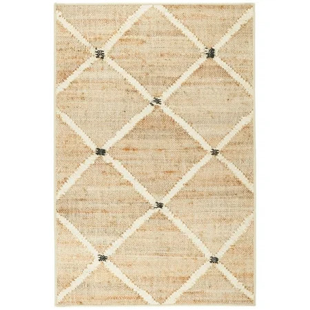 Dash & Albert Kali Machine Washable Rug, 8' x 10', Natural | Walmart (US)