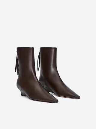 Wedge Ankle Boots – Brown – Women – ARKET GB | Arket UK