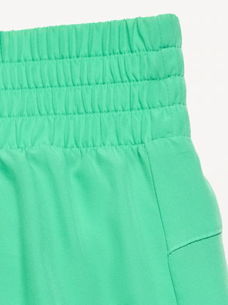 High-Waisted Dolphin-Hem Run Shorts for Girls | Old Navy (US)