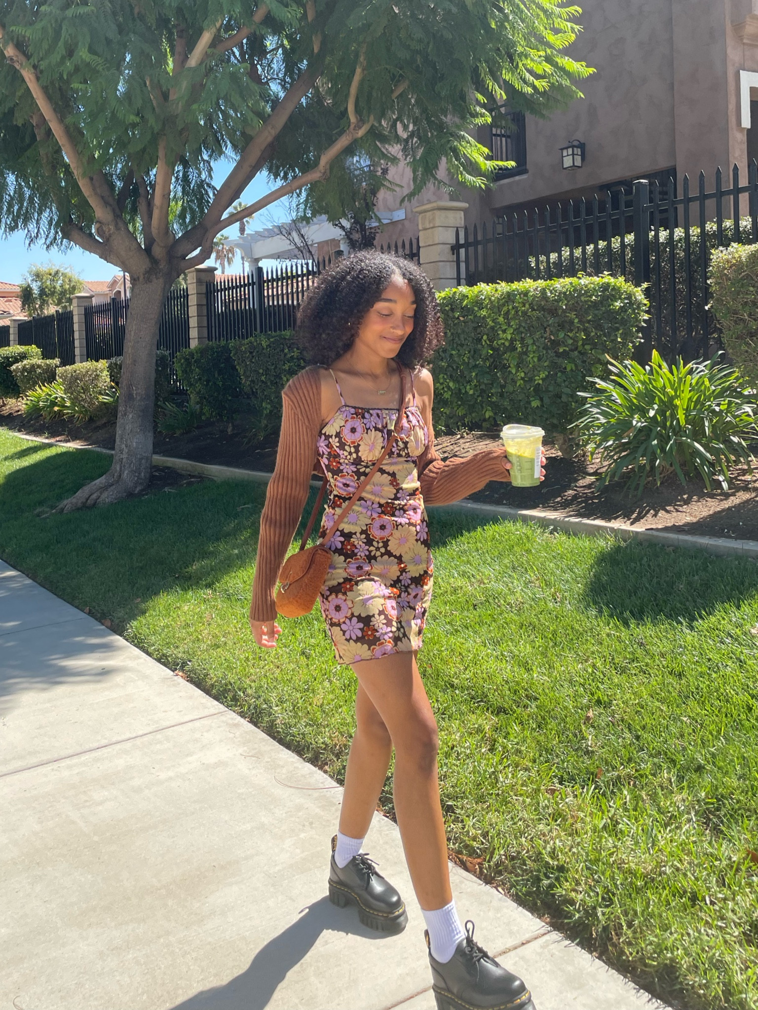 the perf fit for fall 🍂 (dress + bolero sold out. linked similar) 

floral dress, cardigan, loafers, fall fashionn

#LTKFindsUnder100 #LTKStyleTip #LTKSeasonal