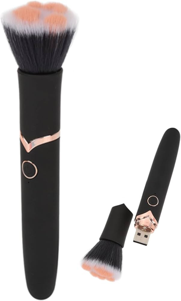 Electric Makeup Brush, 10 Gears Vibration Massage Brush, Works with, Concealer or Blush, Recharge... | Amazon (US)