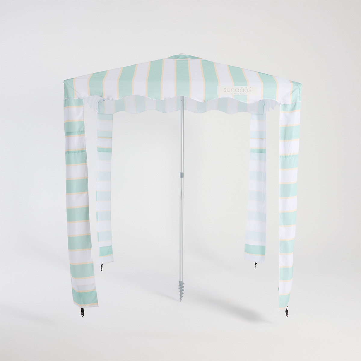Vista Stripe Scalloped Cabana [SUNLVISTA25] | Pillow Talk AU