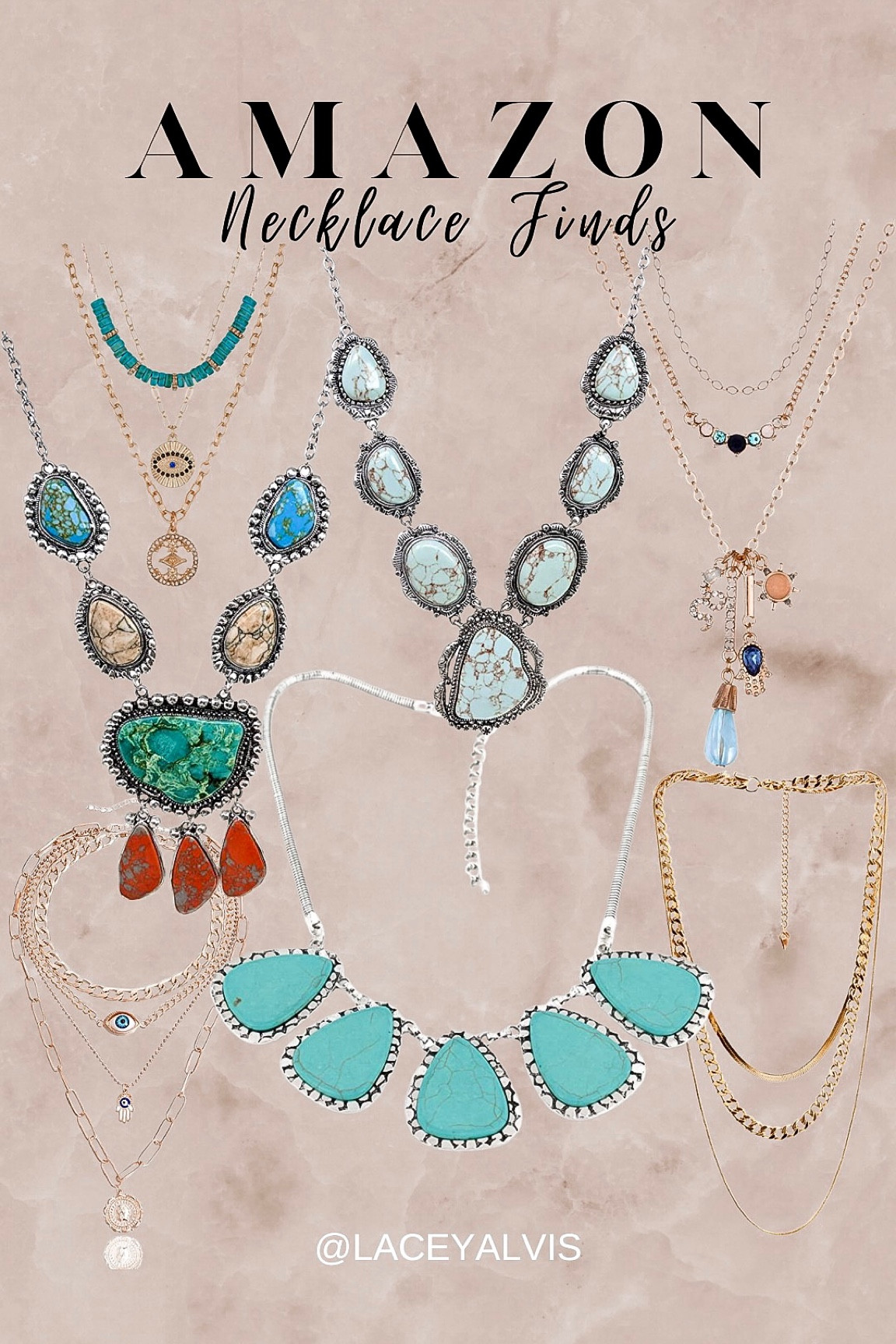 Amazon necklace finds | statement necklaces | layered necklaces | boho necklaces | turquoise necklaces 

#amazonfinds #amazonprime #under20 #accessories #bohochic

#LTKstyletip #LTKbeauty #LTKunder50