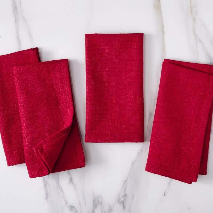Textured Cotton Napkins (Set of 4) | West Elm (US)