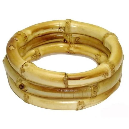Bamboo54 13204 Tri Bamboo Root Bracelet Natural | Walmart (US)