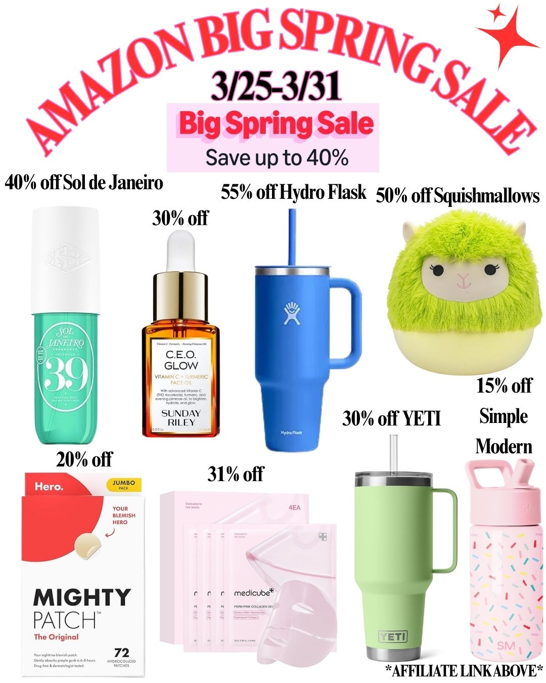 Amazon big spring sale 

#LTKSaleAlert #LTKTravel #LTKBeauty