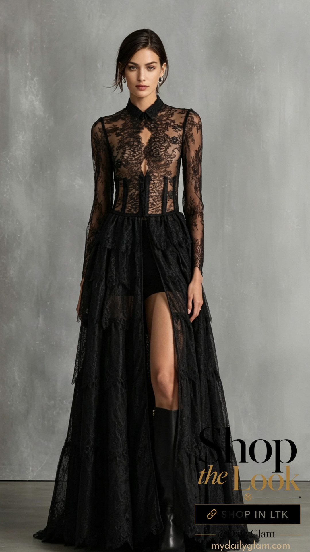 1. Gothic Black Lace Corset Maxi Dress | Edgy Evening Outfit

#BlackLaceGown #CorsetDress #MaxiDress #GothicStyle #EveningDress #FallDress #SpecialOccasionOutfit #LTKStyle #DressInspo #DarkRomantic 

 #LTKOver40 #LTKWedding