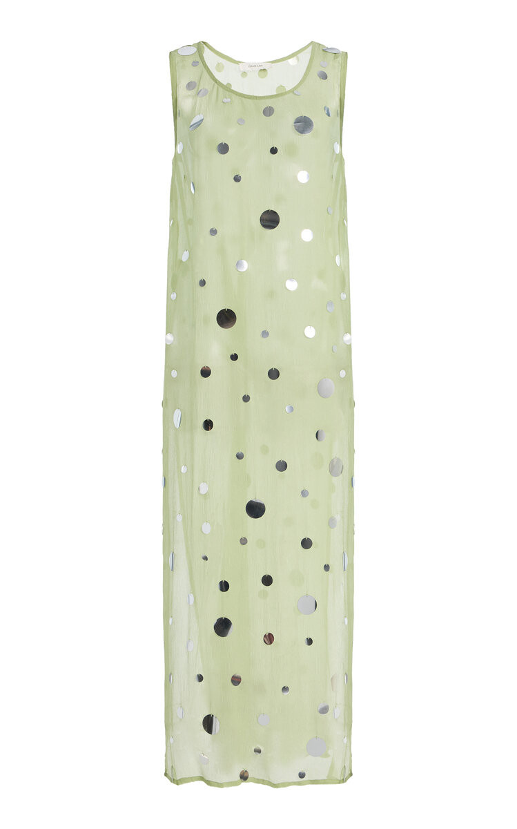 Exclusive La Isla Sequined Silk-Chiffon Tunic | Moda Operandi (Global)