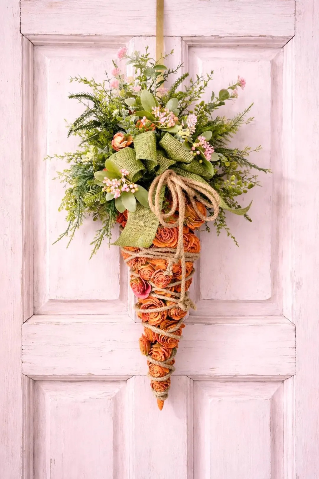 Easter Carrot Wreath Wall Decor • Whimsical Nursery Wreath • Cottage core Farmhouse | Etsy (US)