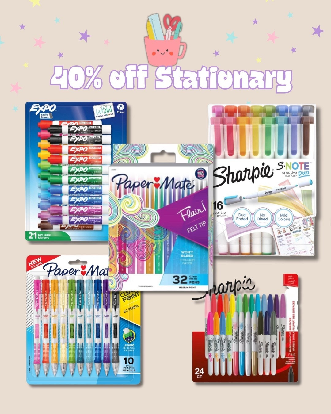 Last day to save 40% off markers/highlighters! 

target finds, target style

#LTKHome #LTKSaleAlert