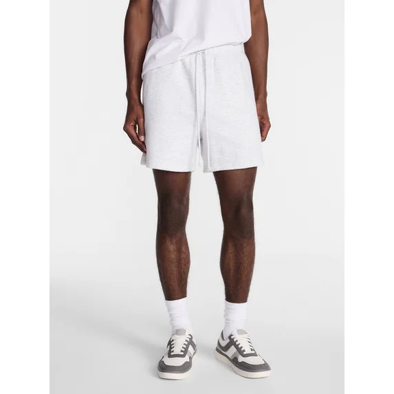 No Boundaries Fleece Jogger Shorts, 6" Inseam, Men's Sizes XS-5XB | Walmart (US)