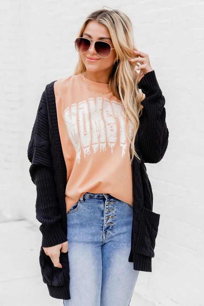 Momster Clay Graphic Tee | Pink Lily