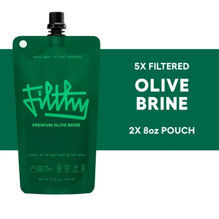 Filthy Olive Brine 8oz Pouch (2-Pack) | Walmart (US)