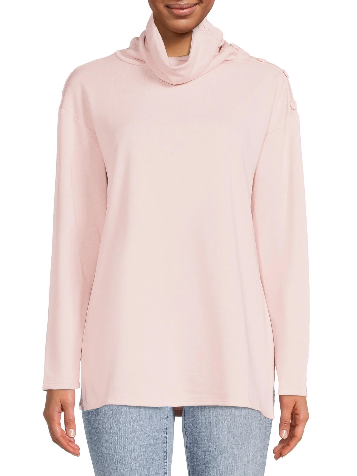 Time and Tru Women's Tunic Sweatshirt | Walmart (US)