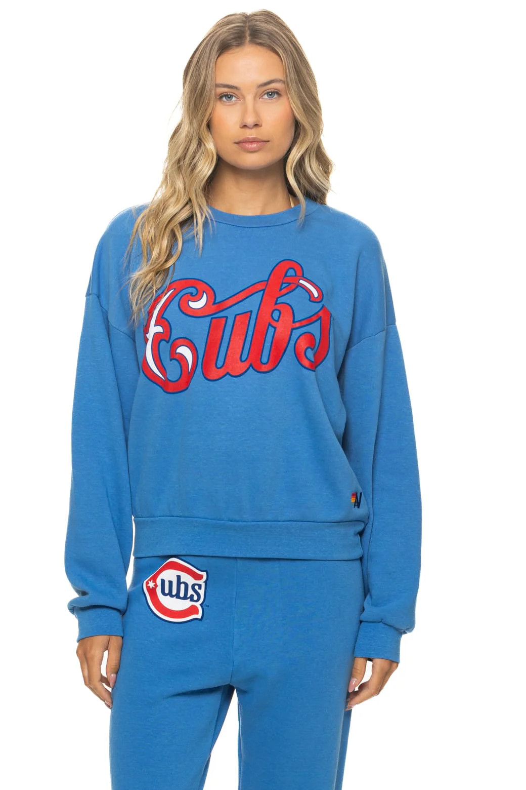CHICAGO CUBS 2026 RELAXED CREW SWEATSHIRT - COBALT | Aviator Nation