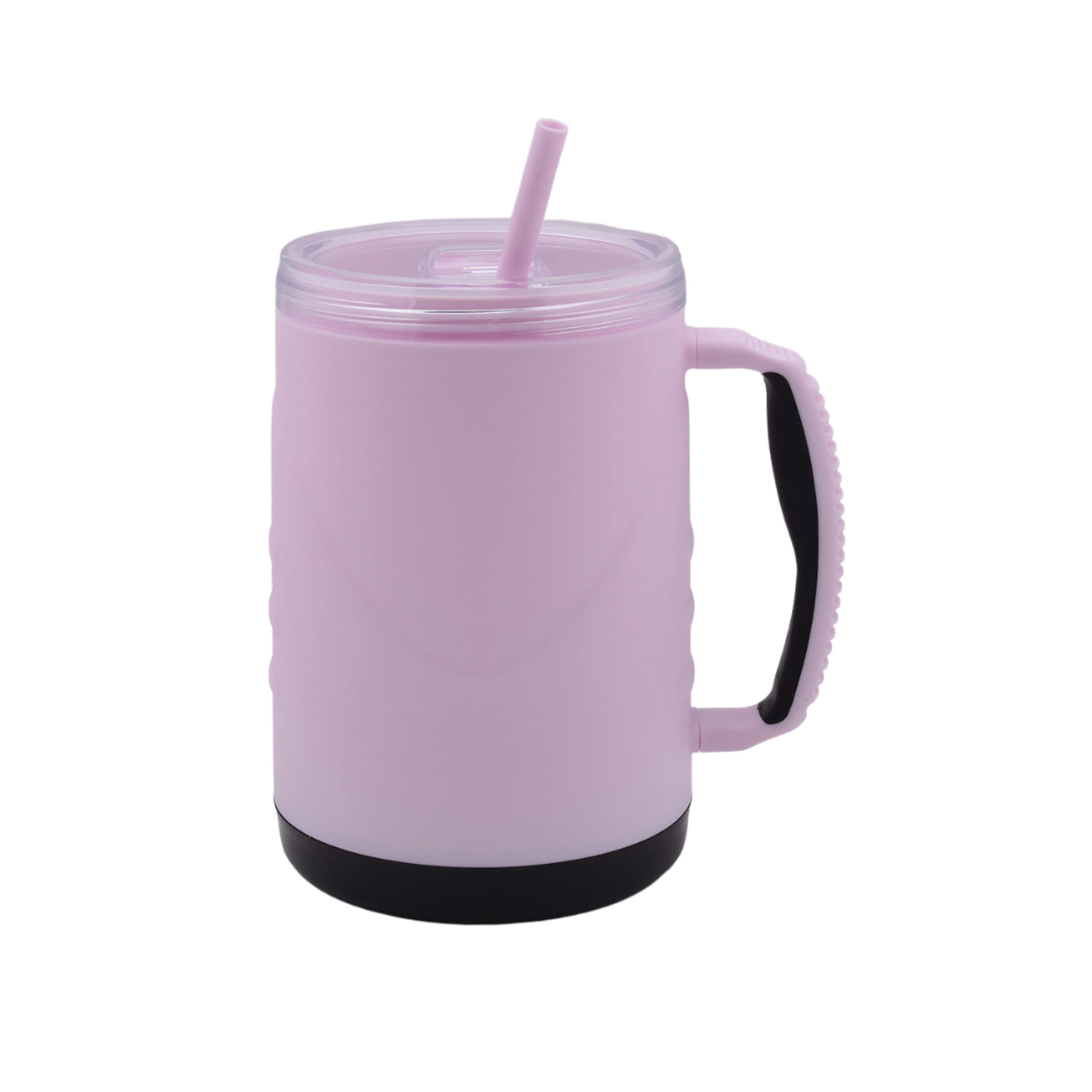 Mainstays 48-Ounce Eco-Friendly Plastic Hydro Mug with Lid, Pink | Walmart (US)