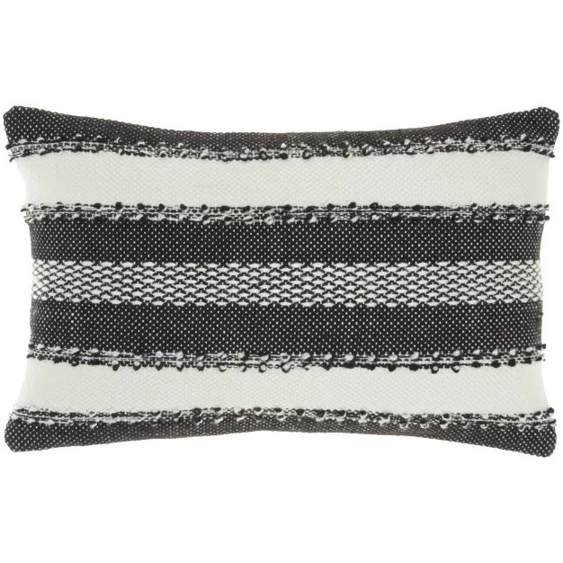 Woven Striped and Dots Indoor/Outdoor Throw Pillow - Mina Victory | Target