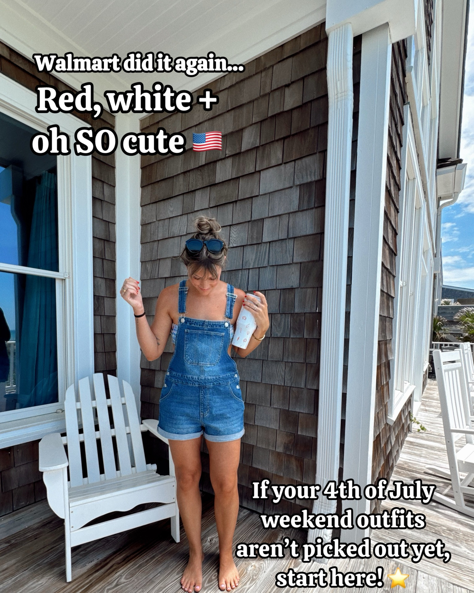 Walmart outfits for the 4th!! 

American outfits
Americana style
Walmart fashion 
Walmart finds
Affordable outfits 
What to wear
Summer vacation
Swimsuit coverup
Summer trip
Travel outfit
Vacation outfit