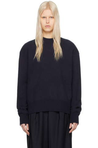 Navy Rafaela Sweater | SSENSE
