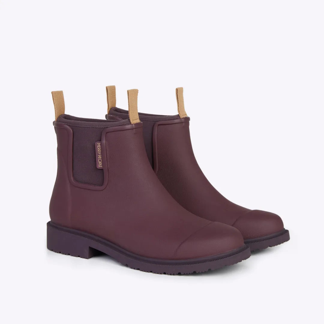 Bobbi Wellington Boot // Dark Cherry | Merry People - UK