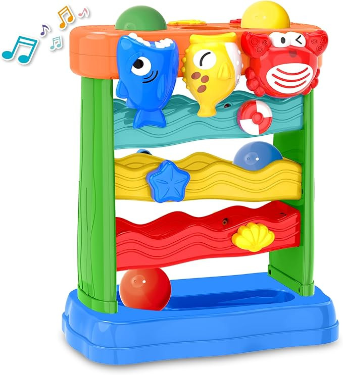 Toys for 1 2 3 Years Old Boys & Girls, Toddler Musical Toy for 6-12-18-24 Months, Interactive Mon... | Amazon (US)