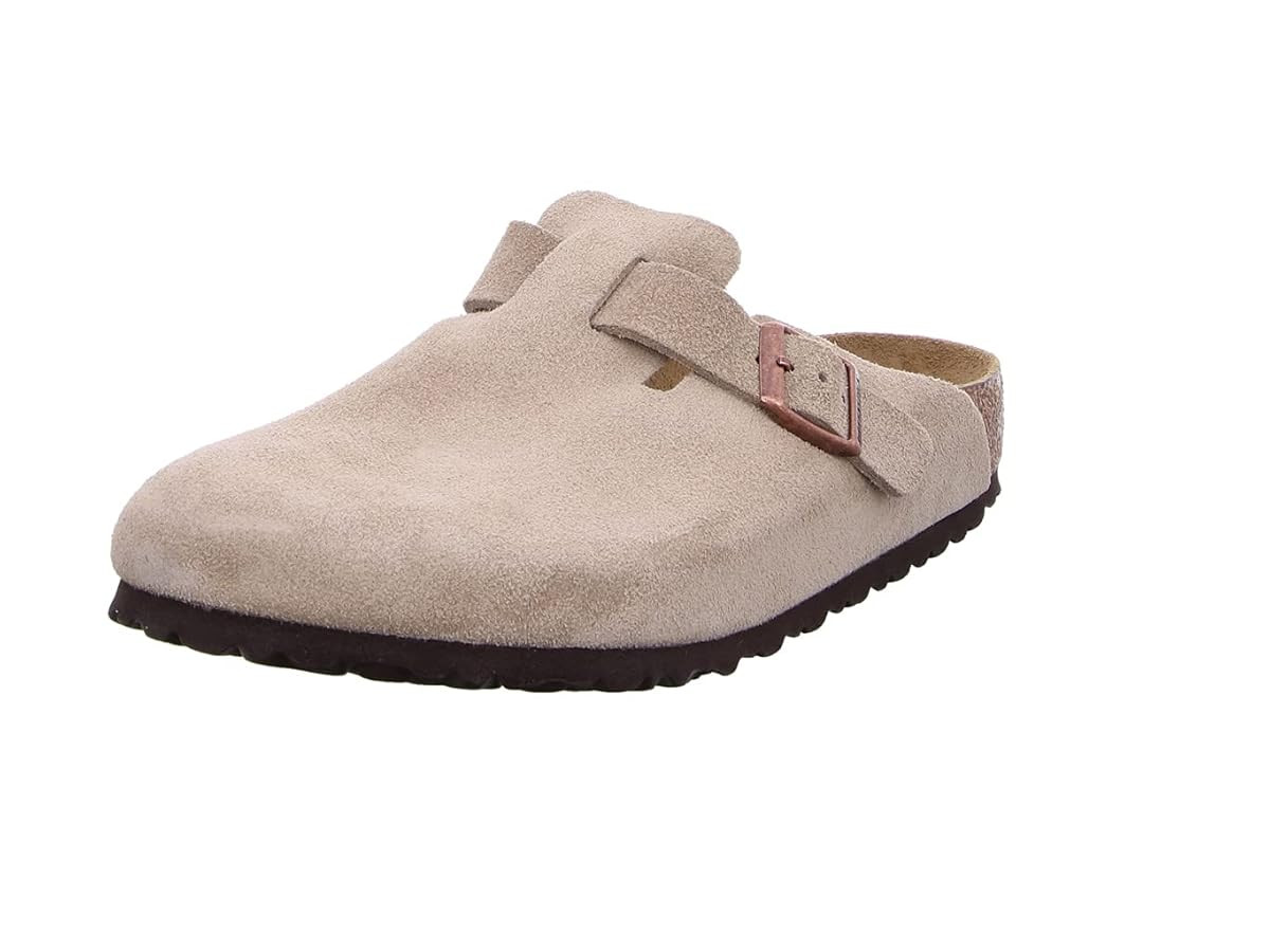 Birkenstock Women's Boston Suede Clogs | Amazon (US)