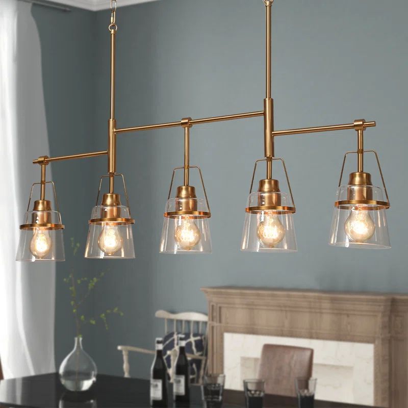 Sifert 5 - Light Brass Pendant | Wayfair North America