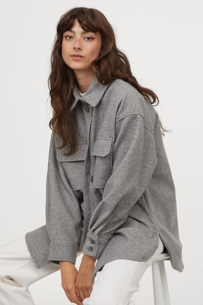 Jersey Shacket | H&M (US + CA)