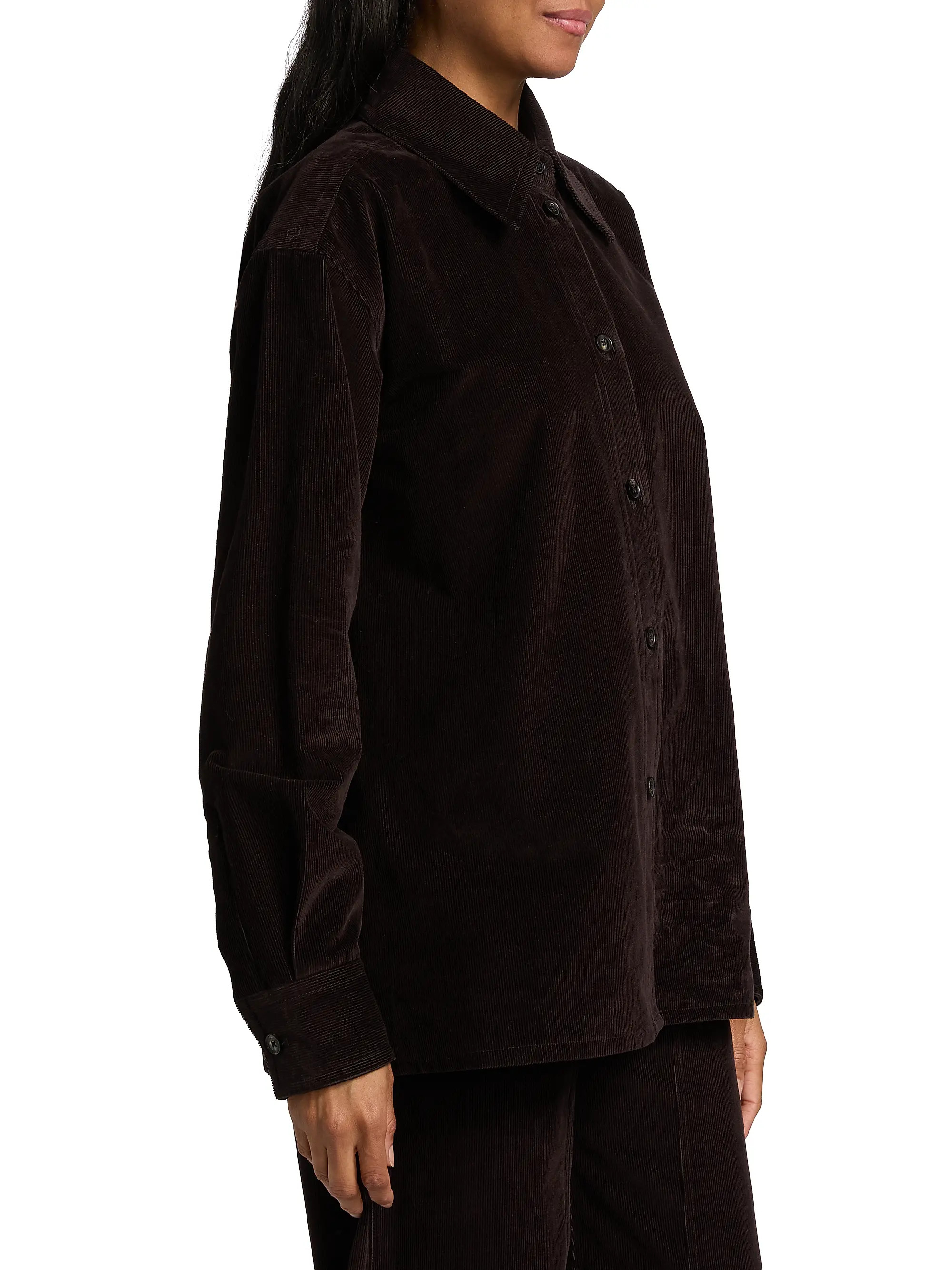 Cotton Corduroy Button-Front Shirt | Saks Fifth Avenue