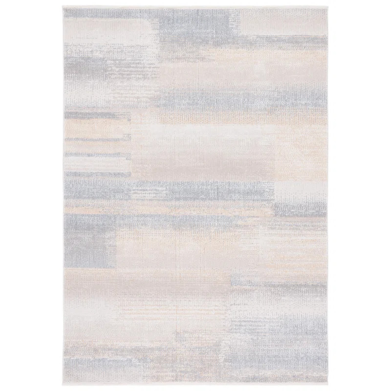 Cecillia Abstract Area Rug in Gray/Beige | Wayfair North America
