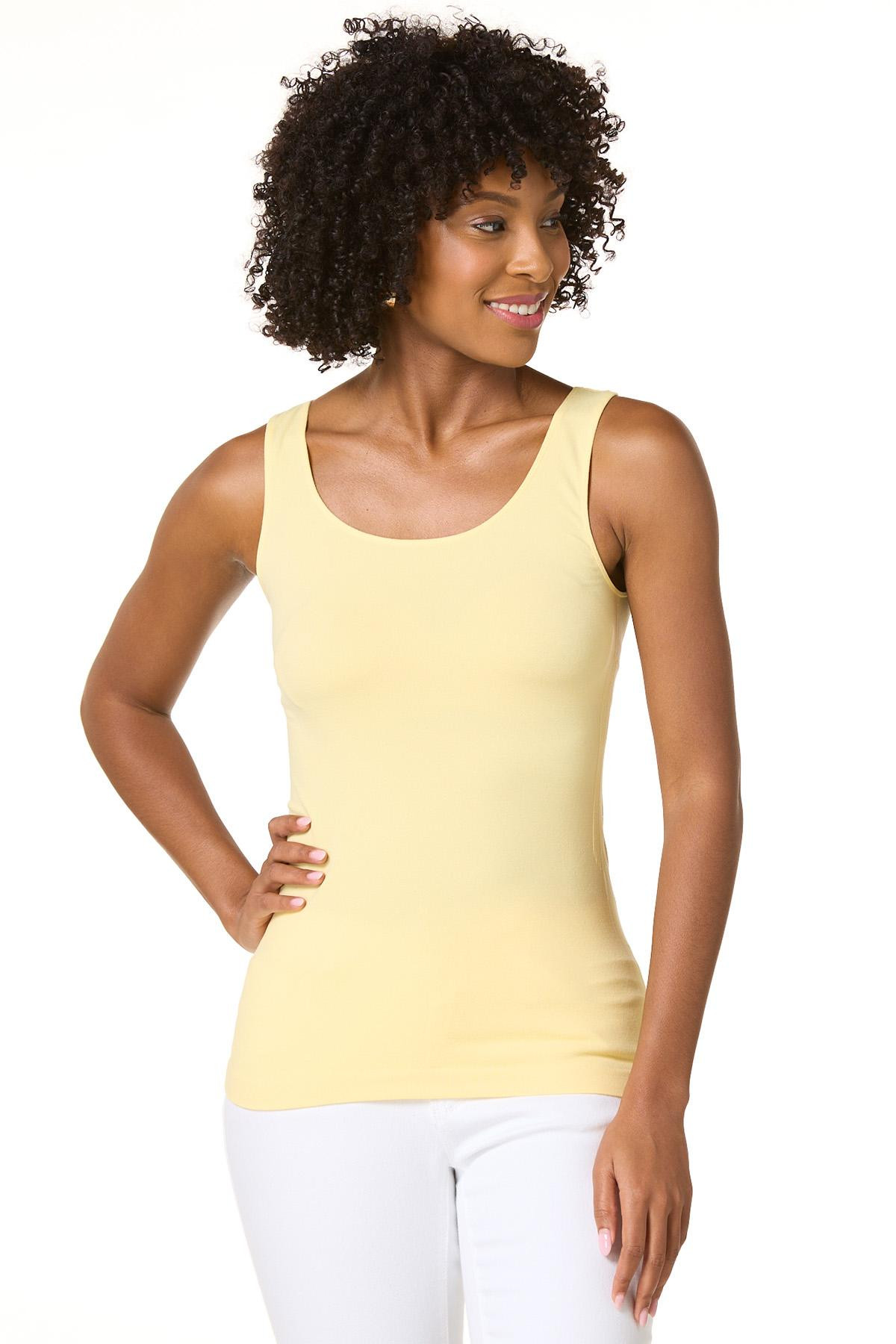 Body Solutions - Solid Stretch Tank | Cato Fashions
