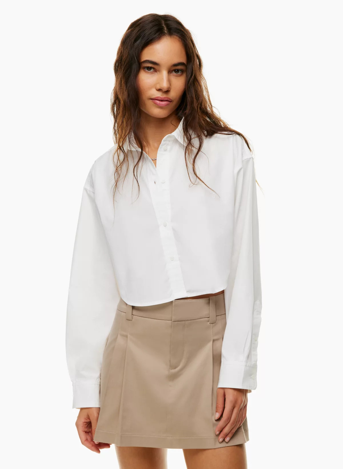 POPPY POPLIN SHIRT | Aritzia