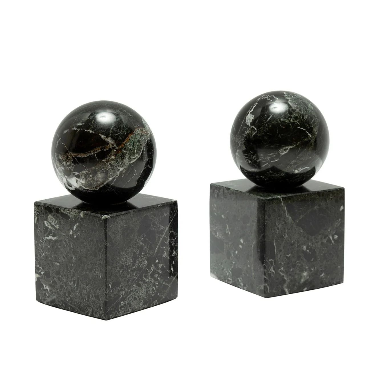 Black Polished Marble Bookends
 – Paloma and Co. | Paloma & Co.