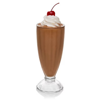 Libbey Fountain Shoppe Milkshake Glasses, 12-ounce, Set of 6 | Target