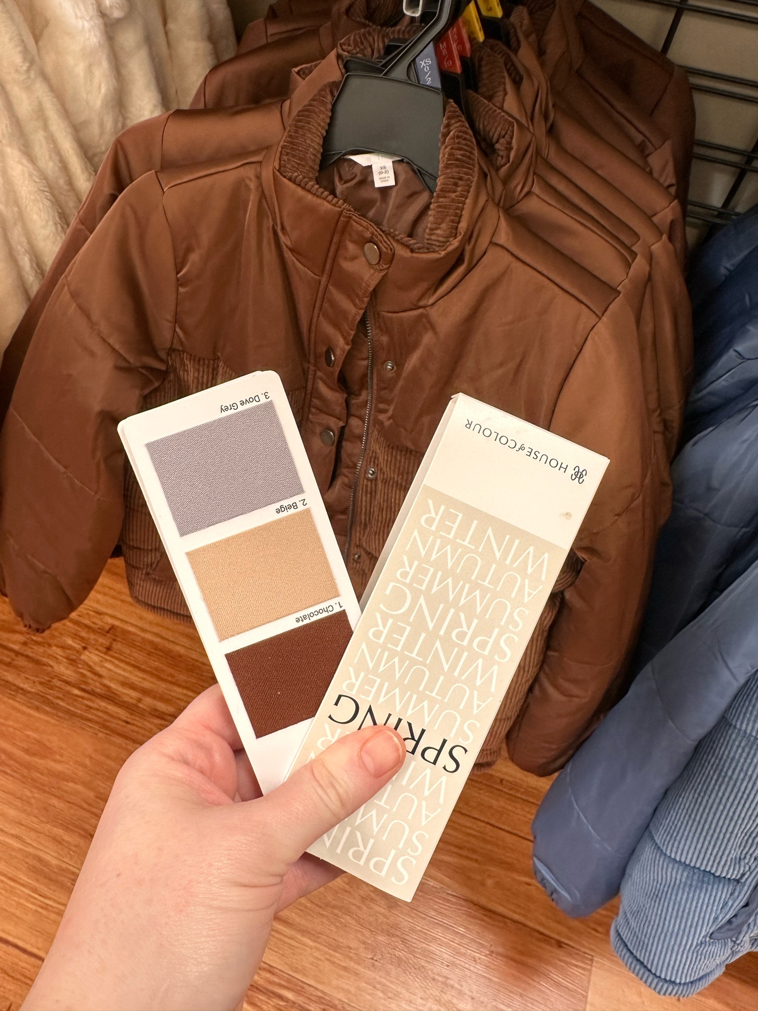 Stunning chocolate House of Colour Spring jacket. 
Winter Jacket
Fall Jacket
#hocspring 