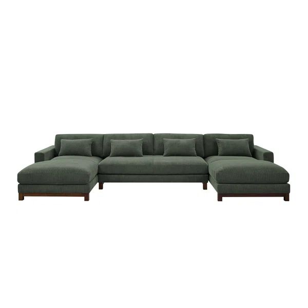 Stever 3 - Piece Upholstered Sectional | Wayfair North America