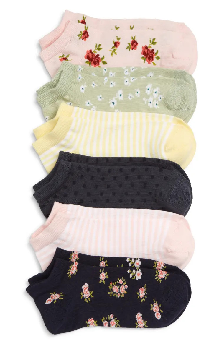 Assorted 6-Pack Low-Cut Socks | Nordstrom