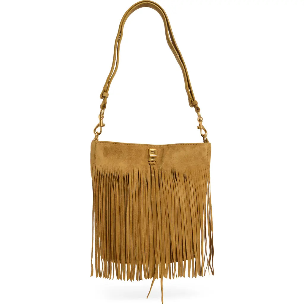 Rebecca Minkoff Darren Fringe Bucket Bag in Honey at Nordstrom Rack | Nordstrom Rack