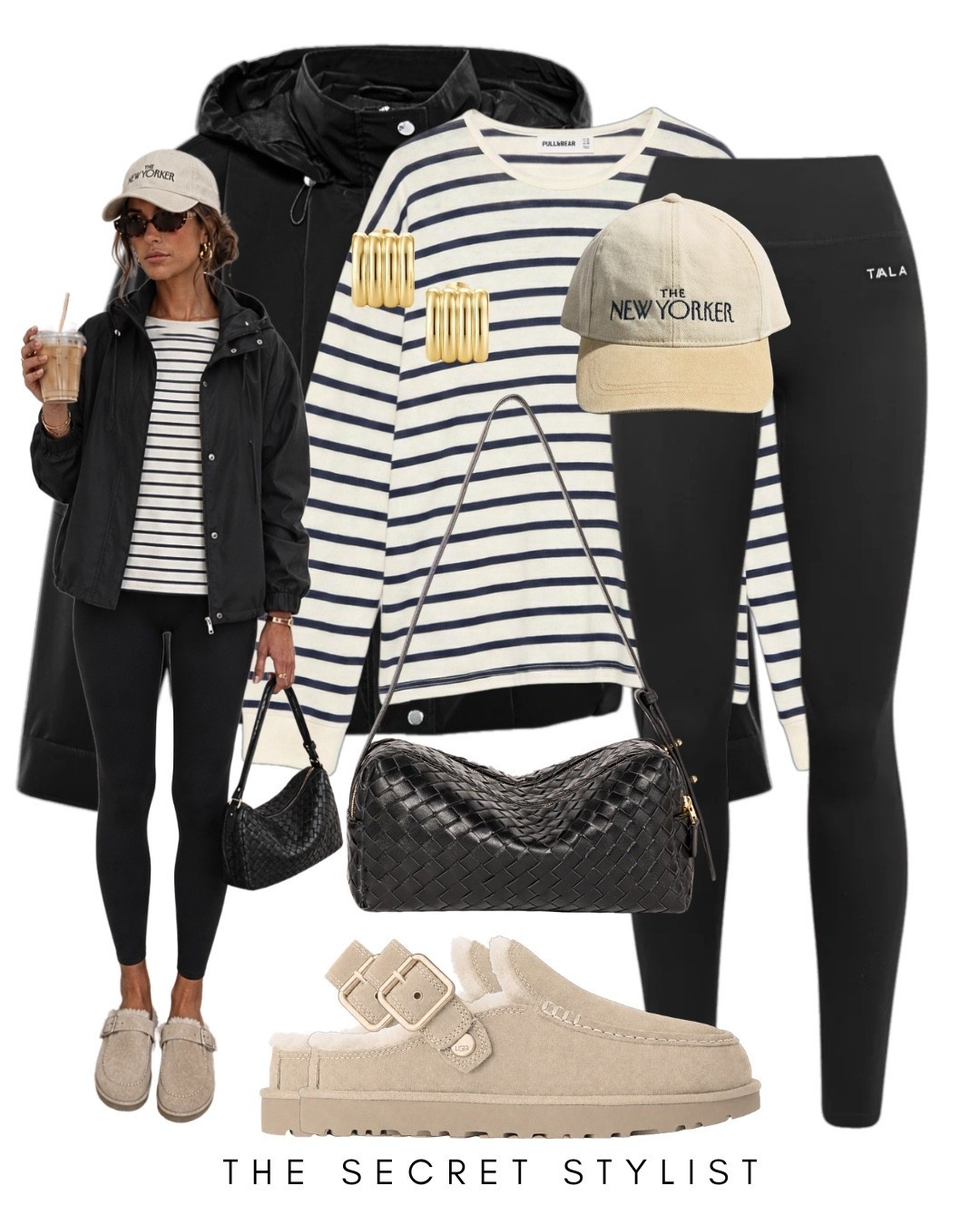 Autumn casual outfit
Black windbreaker jacket Zara  
Woven bag
Ugg Evelina clogs Sand 
Mules 
Transitional outfit 
Black Leggings

#LTKautumn #LTKuk #LTKstyletip

#LTKuk #LTKsummer #LTKautumn