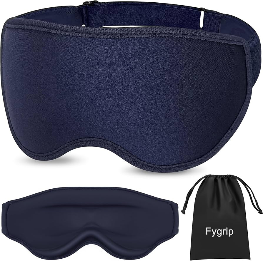 3D Eye Mask Sleep Mask for Men & Women, 100% Pressure-Free & Light Block-Out Eye Mask for Sleep w... | Amazon (US)