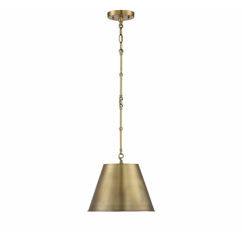 Nadeau 1-Light Single Cone Pendant | Wayfair North America