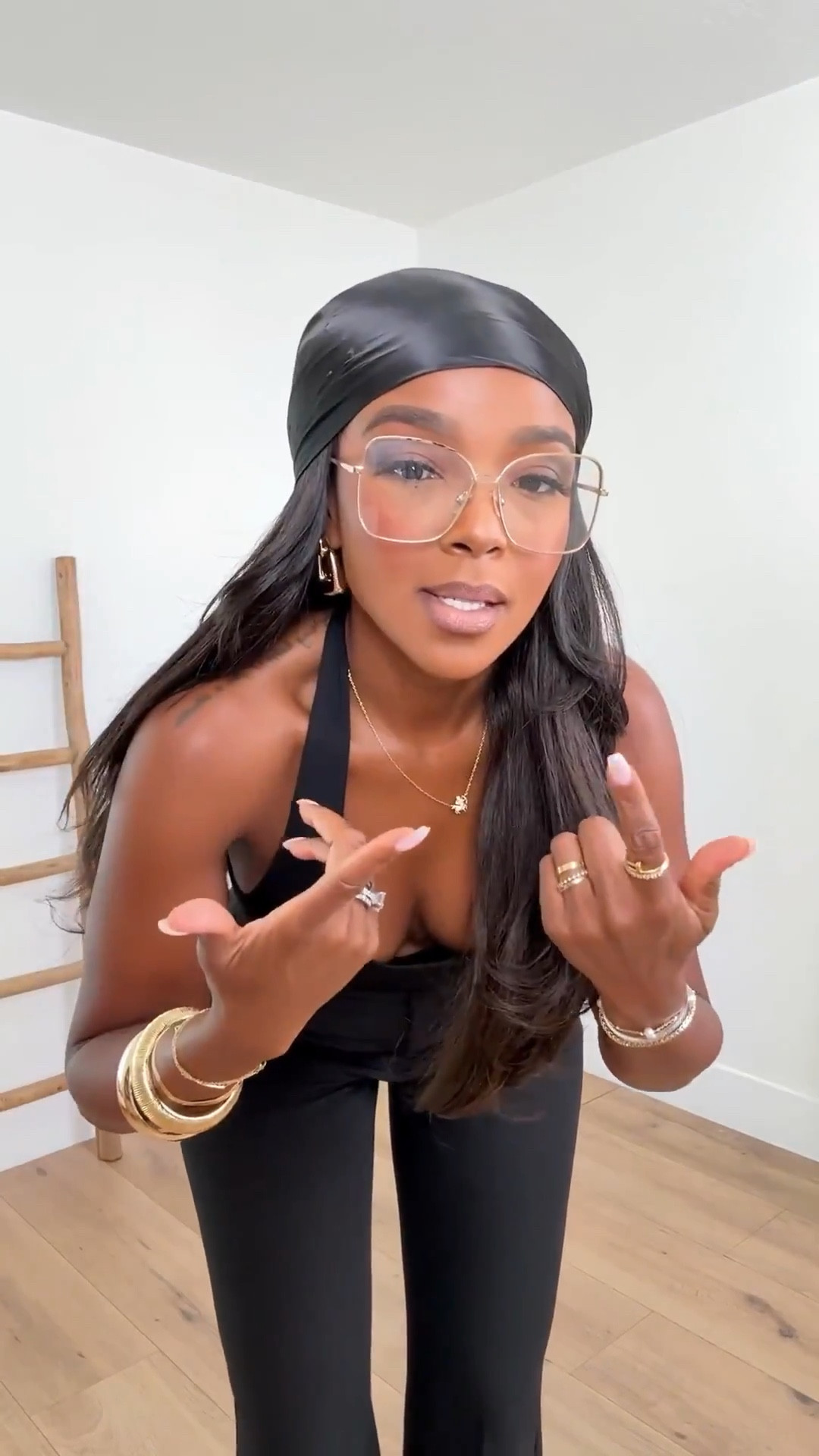 Scroll to shop this all-black elevated look featuring a sleek halter-style top paired with tailored pants for a chic, put-together vibe. These are timeless staples you can style endlessly, making this a go-to outfit where the cost per wear keeps dropping.

Perfect for date nights, dinners, events, travel days, or an elevated everyday look.

5'4" | 138 lbs | 34D bust | 27" waist | 40" hips

Follow me on Instagram and YouTube @kirasfashionfinds