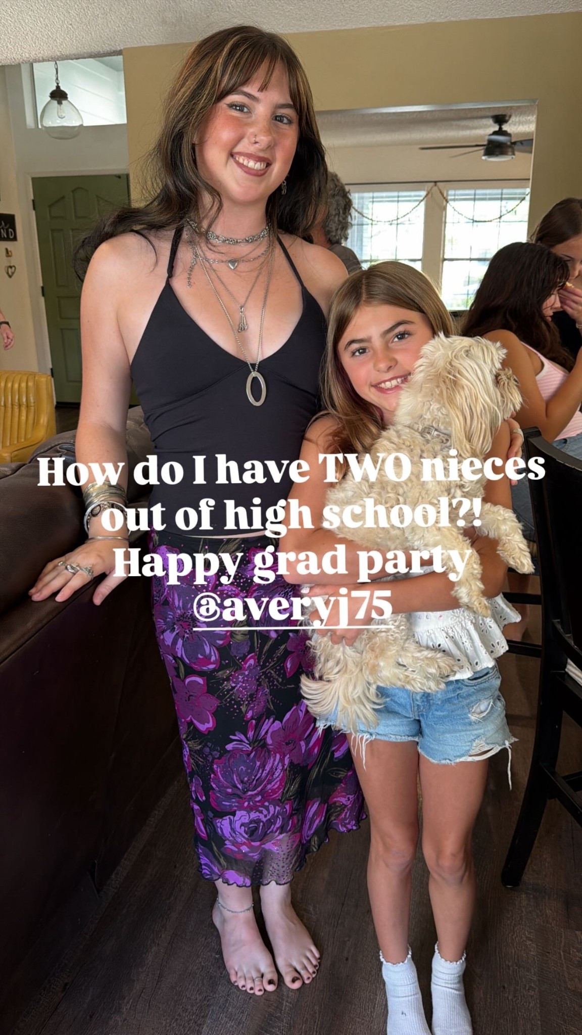 How do I have TWO nieces out of high school?! 
Happy grad party @averyj75