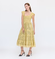 The Lace Ellie Nap Dress - Gold Lace | Hill House Home US