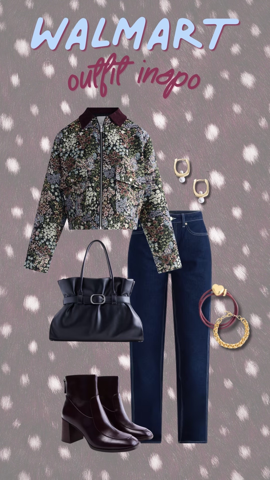 Walmart outfit inspo featuring a fun printed jacket paired with classic denim jeans for an easy everyday look. I love how the jacket adds personality while the jeans keep the outfit casual and comfortable.

#LTKdayinmylife #LTKgrwm #LTKootd