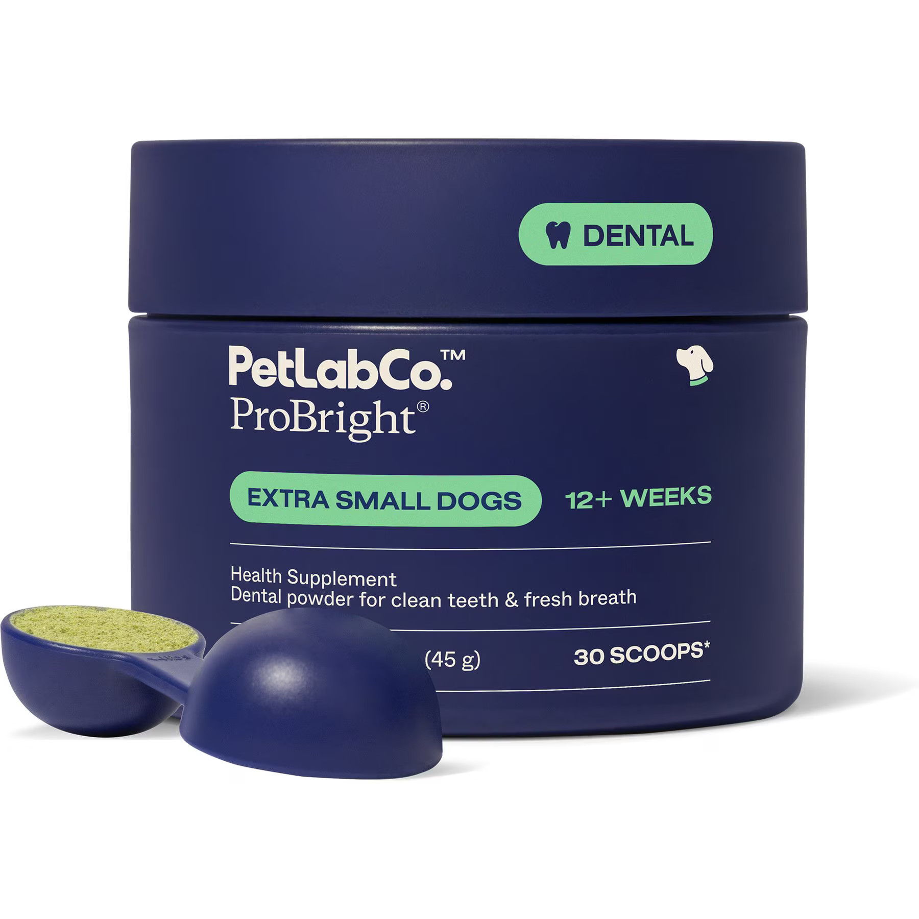 PetLabCo. ProBright Dog Dental Powder for X-Small Dogs | Chewy