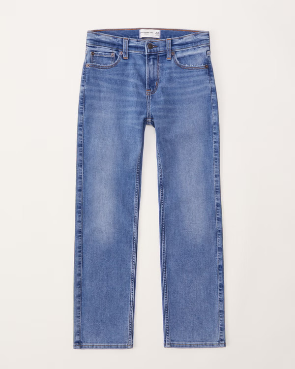 boys straight jeans | boys bottoms | Abercrombie.com | Abercrombie & Fitch (US)