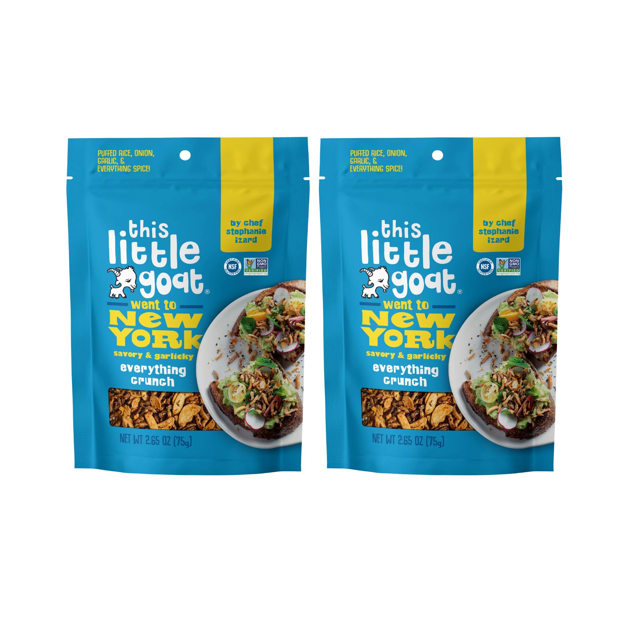 This Little Goat Went to New York Everything Crunch Topping (2 Pack, 2.65 oz Each) - Walmart.com | Walmart (US)